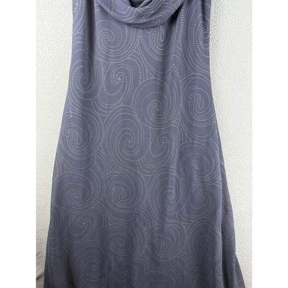 VTG Karina Nites Dark Fairy Romantic Whimsigoth Evening Dress Blue Women Size 12 - Picture 2 of 8